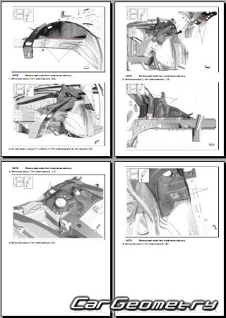 Кузовные размеры Cadillac XT4 2019-2026 Body Repairs manual Кузовные размеры Cadillac XT4 2019-2026 Body Repairs manual