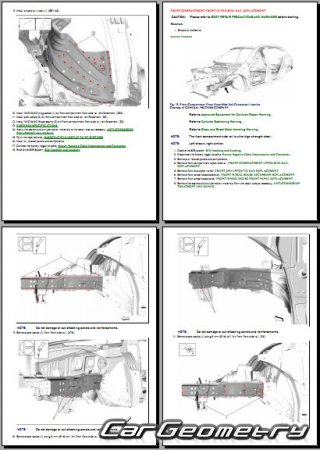 Кузовные размеры Cadillac XT4 2019-2026 Body Repairs manual Кузовные размеры Cadillac XT4 2019-2026 Body Repairs manual