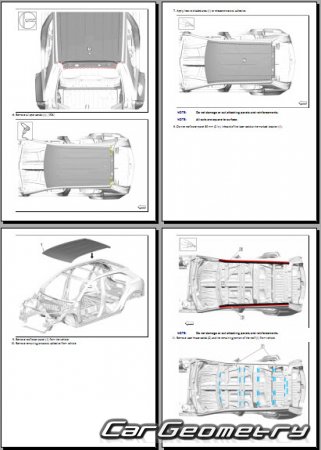 Кузовные размеры Cadillac XT4 2019-2026 Body Repairs manual Кузовные размеры Cadillac XT4 2019-2026 Body Repairs manual