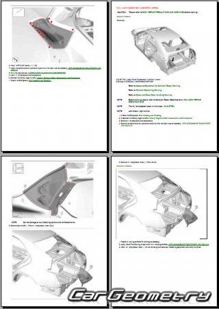   Cadillac CT4 2019-2026 Body Repair Manuals