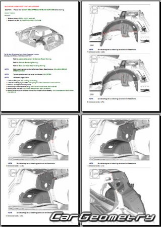   Cadillac CT4 2019-2026 Body Repair Manuals