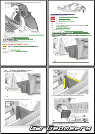   Cadillac CT4 2019-2026 Body Repair Manuals