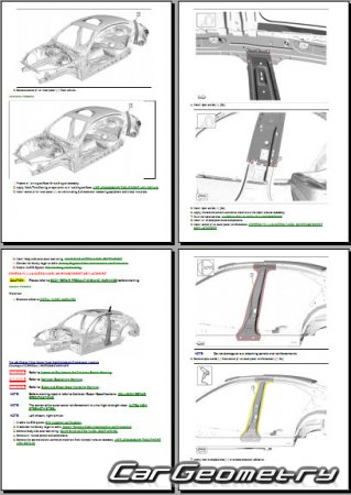   Cadillac CT4 2019-2026 Body Repair Manuals