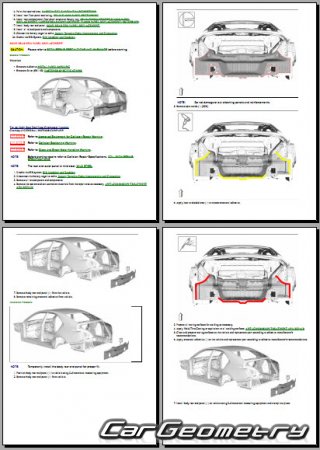   Cadillac CT4 2019-2026 Body Repair Manuals