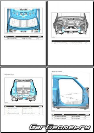 Land Rover Defender 90 (L663) 2020-2028 Body Repair Manual