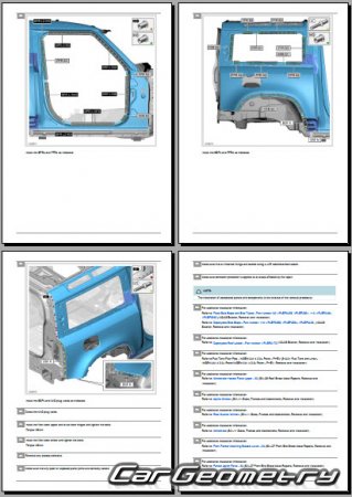 Land Rover Defender 90 (L663) 2020-2028 Body Repair Manual