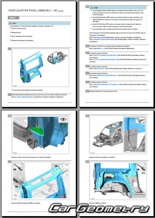 Land Rover Defender 90 (L663) 2020-2028 Body Repair Manual