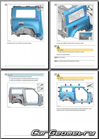 Land Rover Defender 90 (L663) 2020-2028 Body Repair Manual