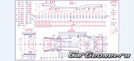 Volkswagen Atlas Cross Sport 2020-2024 Body dimensions Volkswagen Atlas Cross Sport 2020-2024 Body dimensions