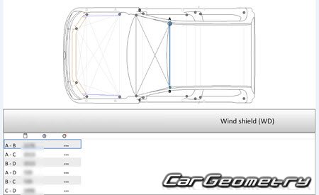 Размеры кузова Volkswagen Amarok 2023-2031 Body Repair Manual Размеры кузова Volkswagen Amarok 2023-2031 Body Repair Manual
