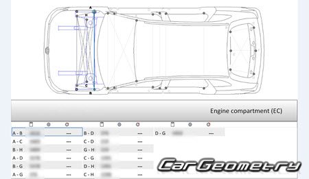 Кузовные размеры Volkswagen Tiguan 2024-2030 Body Repair Manual Кузовные размеры Volkswagen Tiguan 2024-2030 Body Repair Manual