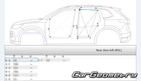 Кузовные размеры Volkswagen Tiguan 2024-2030 Body Repair Manual Кузовные размеры Volkswagen Tiguan 2024-2030 Body Repair Manual