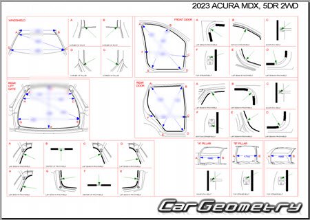   Acura MDX 2021-2027 Body Repair Manual