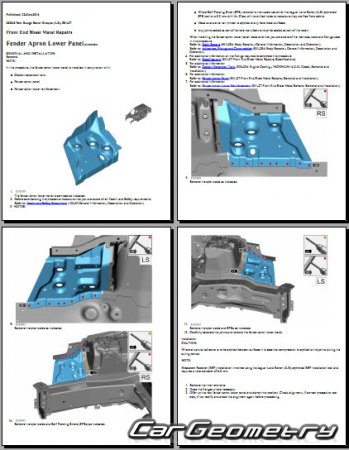   Range Rover Evoque (L551) 2019-2025 Body Repair Manual
