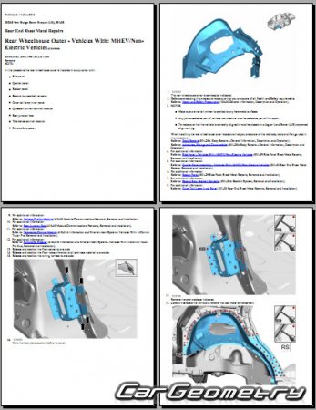   Range Rover Evoque (L551) 2019-2025 Body Repair Manual