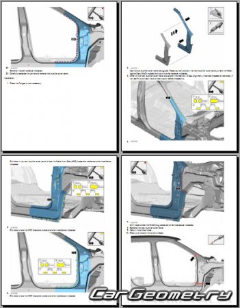   Range Rover Evoque (L551) 2019-2025 Body Repair Manual