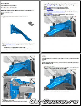   Range Rover Evoque (L551) 2019-2025 Body Repair Manual