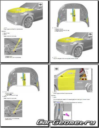   Range Rover Evoque (L551) 2019-2025 Body Repair Manual