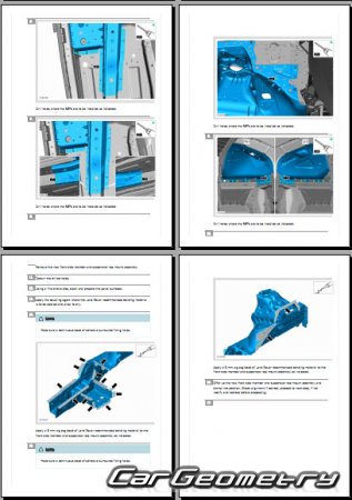 Кузовные размеры Land Rover Discovery 5 (L462) 2017-2026 Body Repair Manual Кузовные размеры Land Rover Discovery 5 (L462) 2017-2026 Body Repair Manual