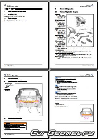 Volkswagen ID.7 Tourer 2024-2027 Body Repair Manual Volkswagen ID.7 Tourer 2024-2027 Body Repair Manual