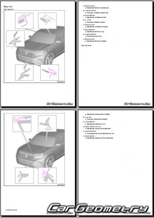 Volkswagen Atlas Cross Sport 2020-2024 Body dimensions