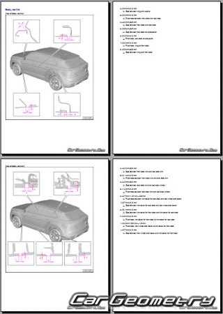 Volkswagen Atlas Cross Sport 2020-2024 Body dimensions