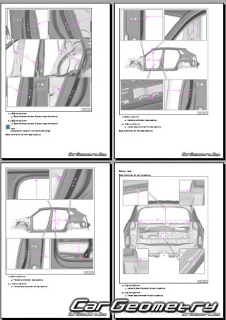 Volkswagen Atlas Cross Sport 2020-2024 Body dimensions