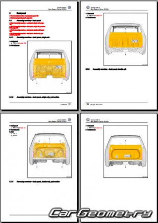   Volkswagen Amarok 2023-2031 Body Repair Manual