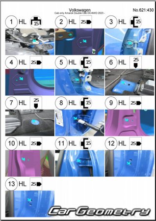   Volkswagen Amarok 2023-2031 Body Repair Manual