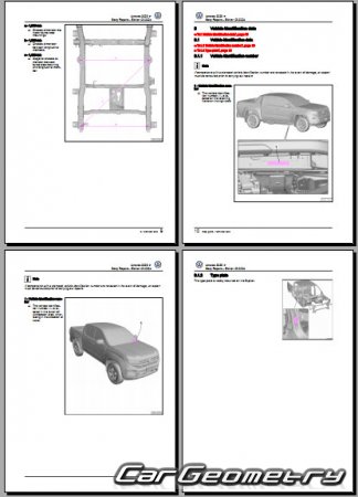   Volkswagen Amarok 2023-2031 Body Repair Manual