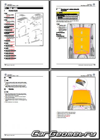   Volkswagen Taigo (CS) 20212028 Body Repair Manual