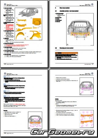 Volkswagen Passat (B9) Wagon 2023-2032 Body Repair Manual