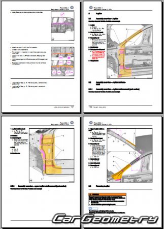 Volkswagen Passat (B9) Wagon 2023-2032 Body Repair Manual