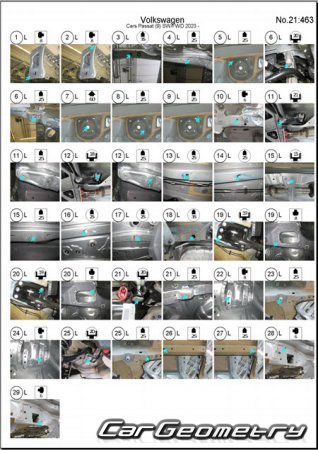 Volkswagen Passat (B9) Wagon 2023-2032 Body Repair Manual
