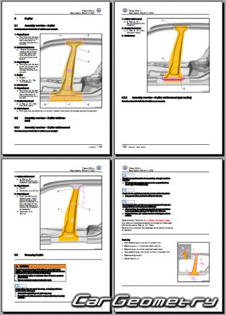 Volkswagen Passat (B9) Wagon 2023-2032 Body Repair Manual