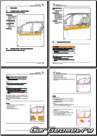 Volkswagen Passat (B9) Wagon 2023-2032 Body Repair Manual