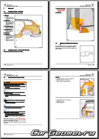 Volkswagen Passat (B9) Wagon 2023-2032 Body Repair Manual
