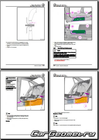   Volkswagen Passat B7 (NMS) 2012-2022 Body Repair Manual