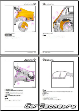   Volkswagen Passat B7 (NMS) 2012-2022 Body Repair Manual