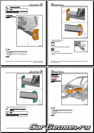   Volkswagen Passat B7 (NMS) 2012-2022 Body Repair Manual