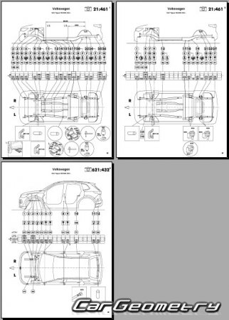   Volkswagen Tiguan 2024-2030 Body Repair Manual