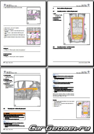   Volkswagen Tiguan 2024-2030 Body Repair Manual
