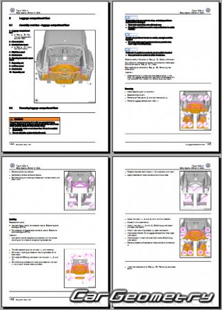   Volkswagen Tiguan 2024-2030 Body Repair Manual