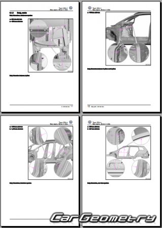   Volkswagen Tiguan 2024-2030 Body Repair Manual