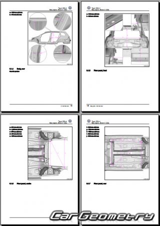   Volkswagen Tiguan 2024-2030 Body Repair Manual