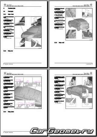   Volkswagen Tiguan 2024-2030 Body Repair Manual