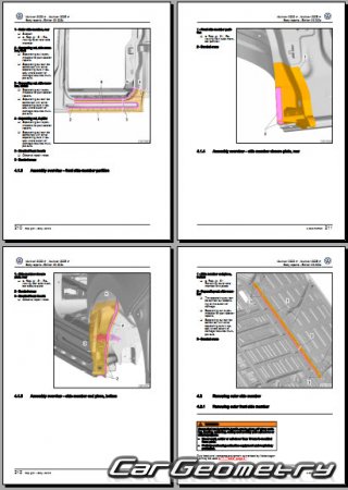   Volkswagen Multivan 20222031 Body Repair Manual