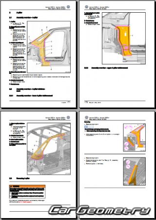   Volkswagen Multivan 20222031 Body Repair Manual