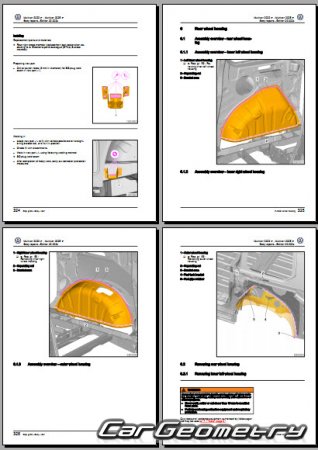   Volkswagen Multivan 20222031 Body Repair Manual