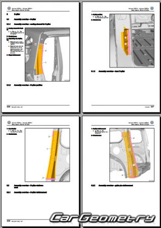   Volkswagen Multivan 20222031 Body Repair Manual